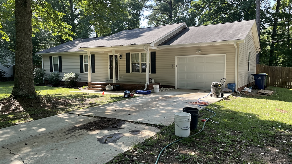 Residential property setting representative of Fortson, Georgia