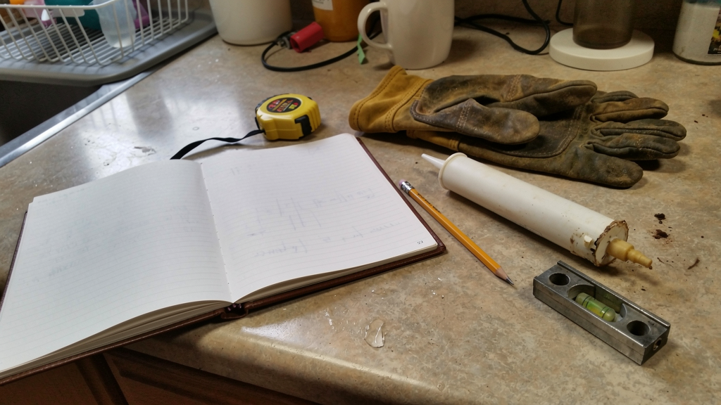 Home repair tools arranged for a Columbus, Georgia handyman pricing guide